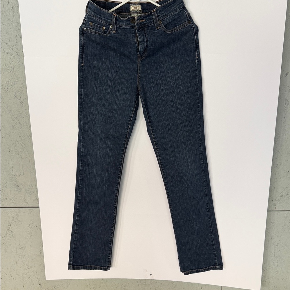 Size 6M Levi's 512 Women's Skinny Jeans in Deep Indigo Wash